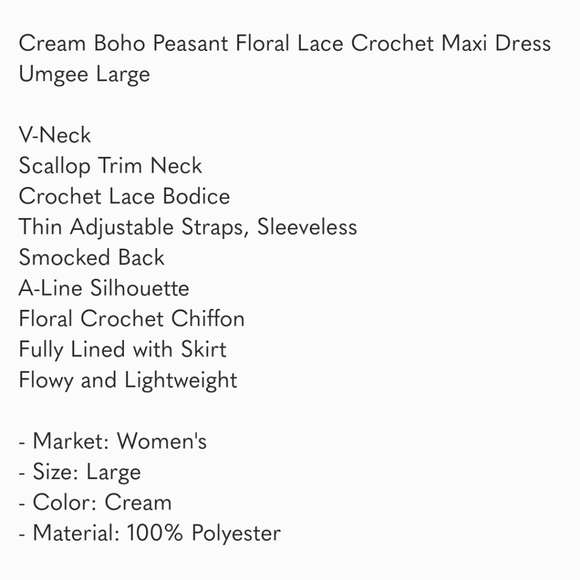 Beautiful umgee dress - Picture 11 of 12